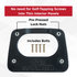 ADR Concepts Interior Backing Plate for Scanstrut DS-HDMULTI Cable Seal